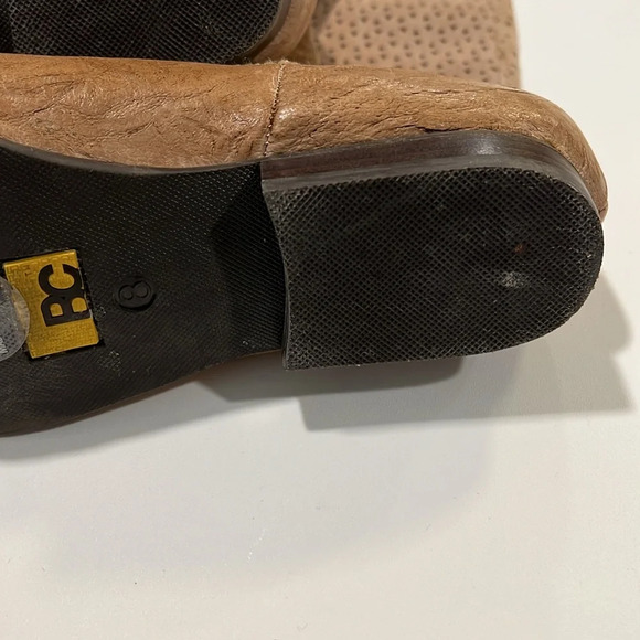 BC footwear - sided leather boots, tall and textured, 8 - Picture 9 of 15